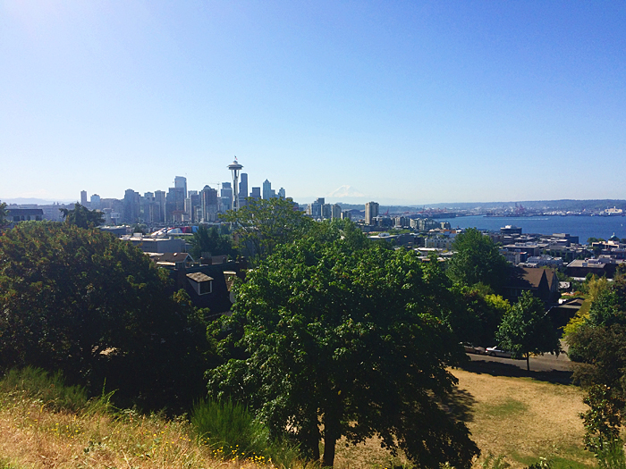 The view from Kerry Park. The hill was steep, but the view is worth it. 